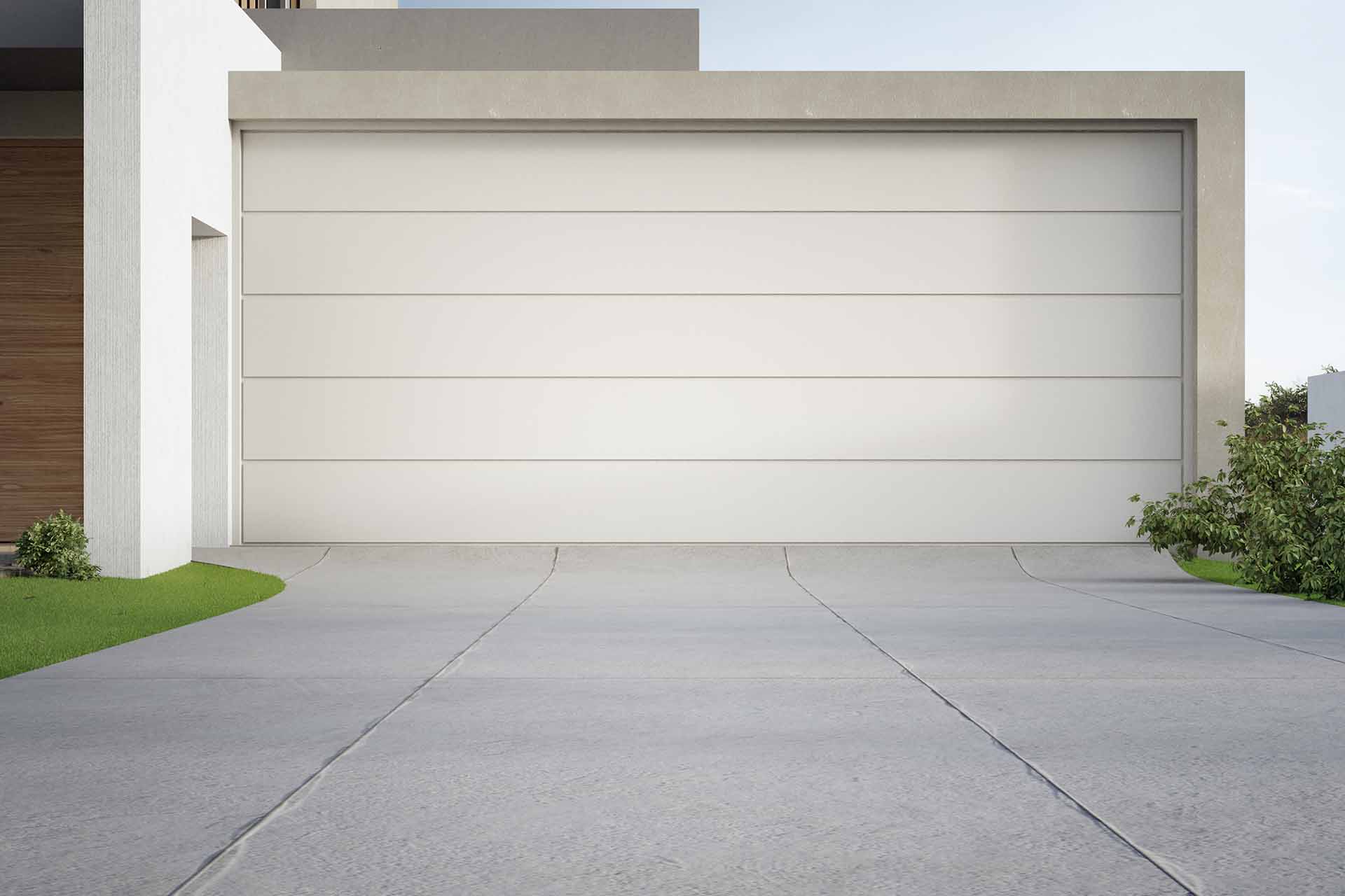 Garage door at a home in Itasca
